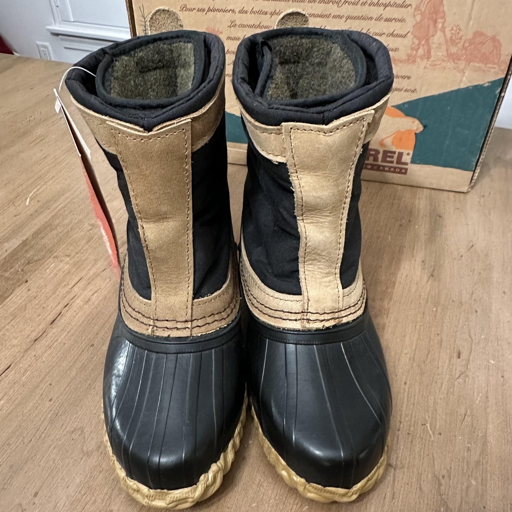 Sorel Huron II Boots Womens Size 6 Black Waterproof Winter Snow Warm Dry USA - Picture 3 of 10